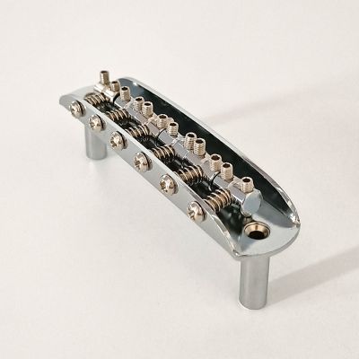 ；‘【；。 Electric Guitar Bridge Reversible Roller Saddle 6 String Tailpiece Metal Guitar Bridge Instrument Accessory For Jazzmaster