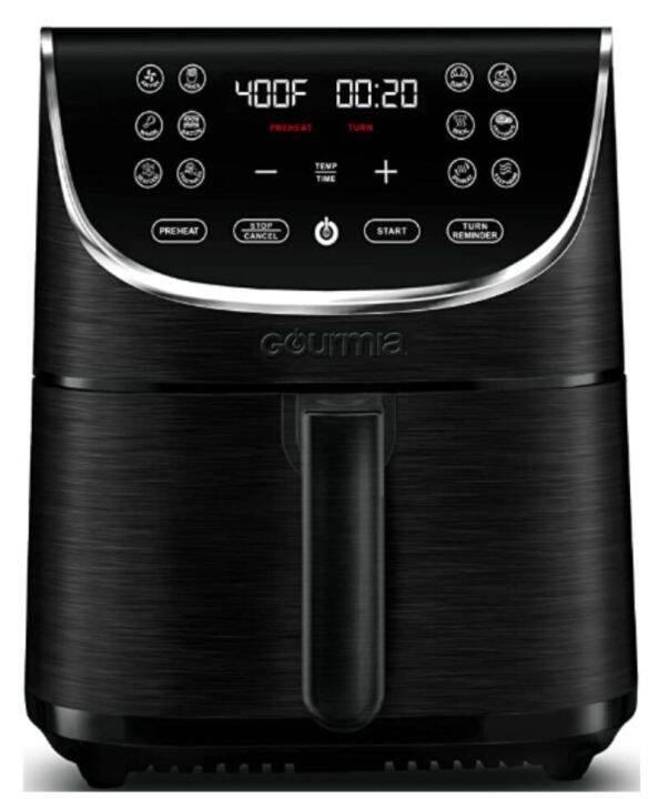 Gourmia Air Fryer Oven Digital Display 7 Quart Large AirFryer Cooker 12 ...