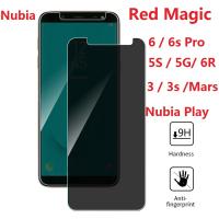 Privacy For ZTE Nubia Red Magic 6 7 Mars 7S 6R 3S 5S 6s Pro Tempered Glass HD Film Anti Spy Nubia Play 5G Screen Protector