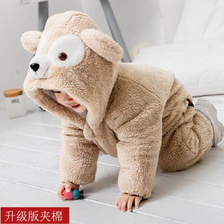 ready-sprg-and-autumn-thickened-baby-bear-one-piece-clot-duffy-bear-th-men-and-women-ildrens-crawlg-jamas