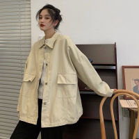 New Style Korean Retro Literature and Art All-match Casual Loose BF Tooling Jacket Windbreaker Jacket Vest Women