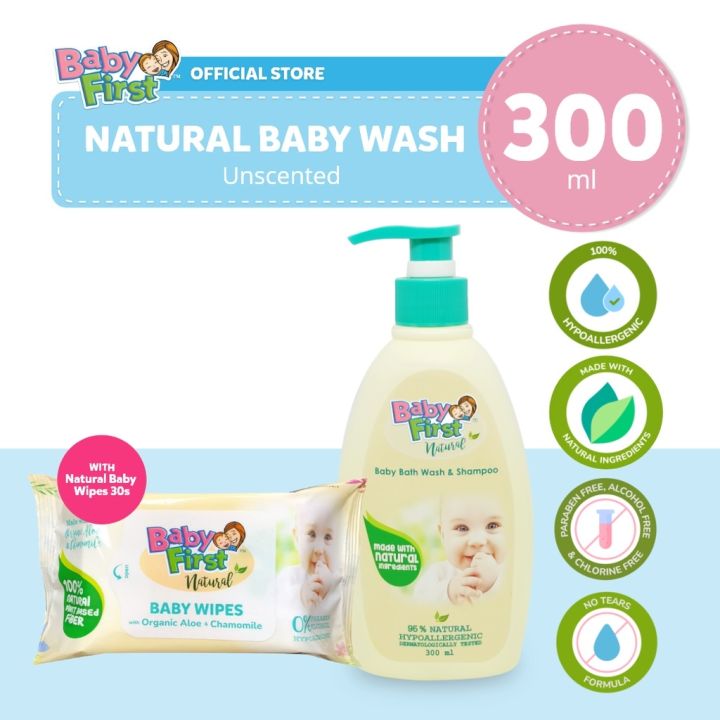 Baby Sensitive 30 sheets Shampoo and Showergel 300ml Baby shower Gel ...