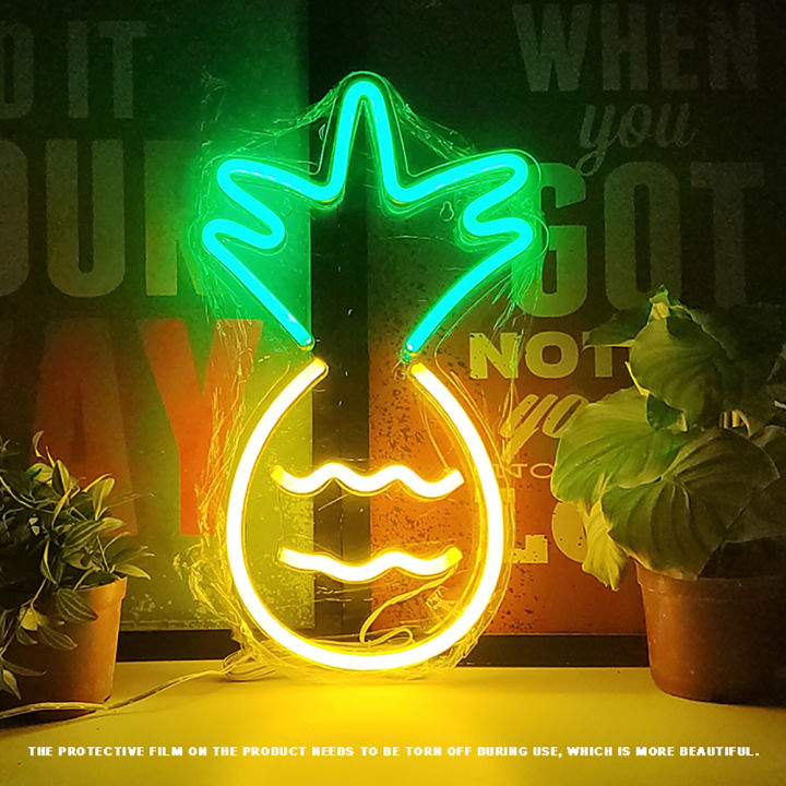 night-ligh-usb-powered-banana-cactus-pineapple-coconut-tree-love-popsicle-hello-rose-led-backplane-neon-lights-for-bedroom-decor