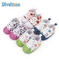 New baby shoes cartoon pattern baby canvas shoes 0-1 year old baby shoes soft bottom toddler shoes รองเท้าเด็กใหม่ ภาพการ์ตูน รองเท้าผ้าใบเด็ก รองเท้าเด็กวัยหัดเดินพื้นนุ่ม รองเท้าเด็ก 0-1 ขวบ