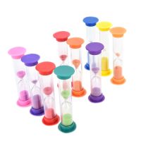 【CW】 1pc New 1/2/3 Mins Classroom Game Hourglass Sandglass Sand Cook Clock Timer Home Decoration Toys for Kids Random Color