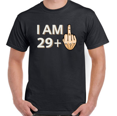 30Th Birthday Tshirt 29 1 Mens Funny Rude Offensive Joke Gift Middle Finger