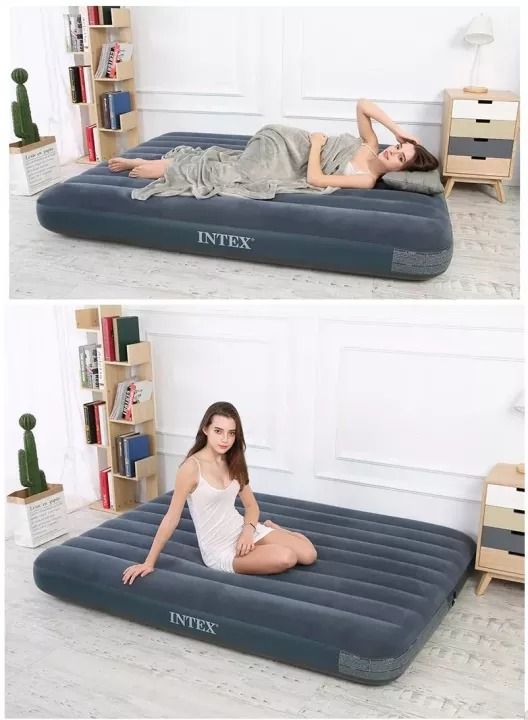 ที่นอนเป่าลม-intex-classic-downy-airbed-ที่นอน-2-5-ฟุต-4-5-ฟุต-ที่นอนสูบลม-ที่นอนพองลม-ที่นอนแบบเตียงเดี่ยว-ที่นอนกำมะหยี่-นอนสบาย-ไม่ปวดหลัง