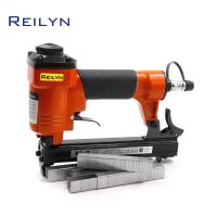 21 Ga. Brad Nail Gun 8016 Crown Size 12.8Mm Air Stapler Pneumatic Nail Gun Home Decorating Wood Framing Tool Woodworking Nailer