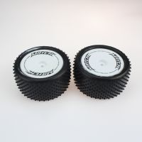 2Pcs Rear Wheel Tires Tyre 104001-1883 for Wltoys 104001 1/10 RC Car Upgrade Parts Accessories