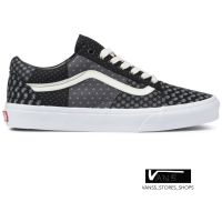 VANS OLD SKOOL TIE PRINT MIX PORT ROYALE MULTI (สินค้ามีประกันแท้)