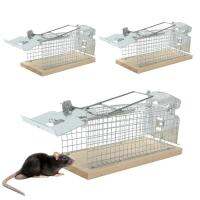 3pcs Reusable Mouse Trap Cage Mice Rodents Rats Catcher Wooden Mouse Rats Control Products Garden Outdoor Household Gadgets remarkable