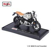 Maisto 1:18 BMW R nineT Scrambler Fuel Tank Alloy Motorcycle Model Genuine Static Diecast Model Collectible Gift Toy