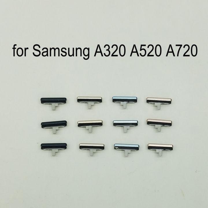 【☸2023 New☸】 anlei3 3ชิ้นสำหรับ Samsung Galaxy A3 A5 A7 A320 A520 A720โทรศัพท์สายเคเบิลงอได้กรอบคีย์ด้านข้างปุ่มเปิด/ปิดเสียง