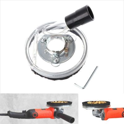 20212021 New Dust Shroud Kit Dry Grinding Cover Tool For Angle Hand Grinder Clear 80-125mm Power Tool Accessories Clear Vacuum Dust