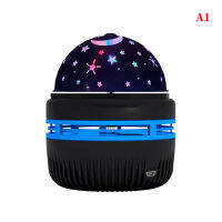 Haidianzi ลูกบอลไฟ Led ดิสโก้ Usb RGB Magic DJ Strobe Pinspot รถหมุนเครื่องฉายรูปดาว