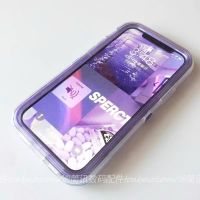 14 pro quietly elegant purple double side transparent 8 plus applicable iPhone13mini apple 12 following from 11 promax triad xrINS female 7 p from 6 s upset XR male se3 new personality