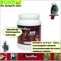 ( Pro+++ ) คุ้มค่า NutriBird A19 H.E. 800 g อาหารนกลูกป้อน สำหรับนก ต้องการพลังงานสูง เช่น มาคอร์, อัฟริกันเกร์,อิเล็คตัส,... ราคาดี อาหาร นก อาหารนกหัวจุก อาหารนกแก้ว อาหารหงส์หยก