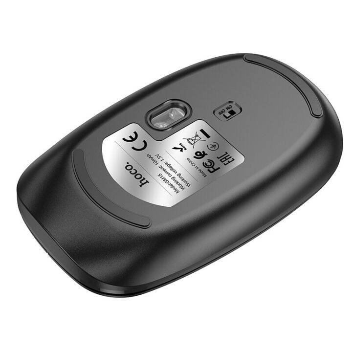 hoco-business-wireless-mouse-silent-2-4-bluetooth-5-0-dual-channel-800-1600-dpi-optical-mouse-with-usb-receiver-for-pc-laptop