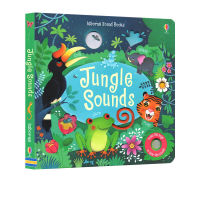 Original English picture book Usborne jungle sounds whos calling the young enlightenment wonderful touch music sound book listen to all kinds of sounds in the jungle eusborne