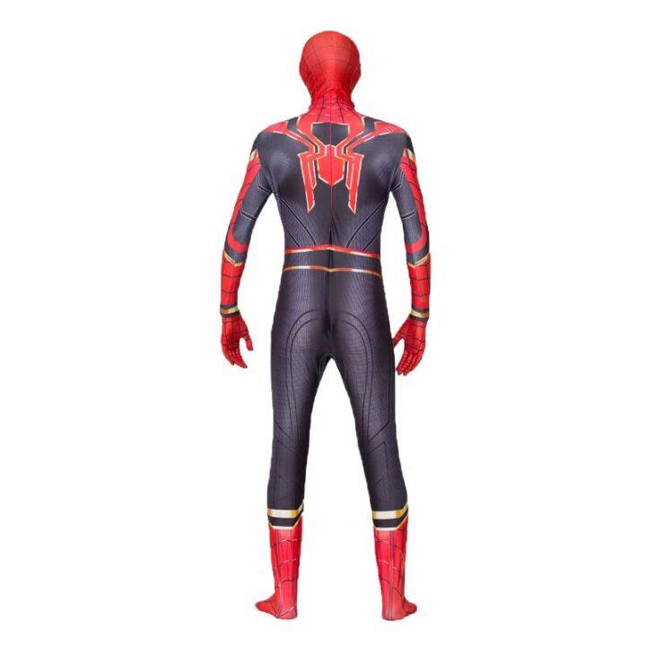 new-miles-far-from-home-marvel-cosplay-costume-zentai-spiderman-costume-superhero-bodysuit-spandex-suit-for-kids-adult