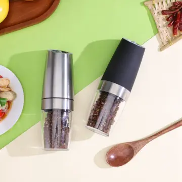 Electric Stainless Steel Automatic Gravity Induction Salt and Pepper G