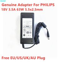 ของแท้18V 3.5A 63W อะแดปเตอร์สวิตชิ่ง AC สำหรับฟิลิปส์ OH-1065A1803500U DS8530/79 AS851/10ลำโพงบลูทูธเครื่องชาร์จอุปกรณ์พลังงาน