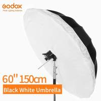 Godox 60 inch 150cm Black White Reflective Umbrella Studio Lighting Light Umbrella come with Large Diffuser Cover