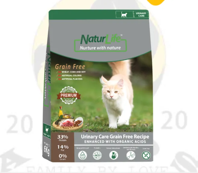 Naturlife Cat Dry Food Urinary Care Grain Free Repack 1kg | Lazada PH