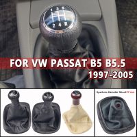 ปลอกหุ้มรองเท้าหุ้มหัวเกียร์รถยนต์สำหรับ B5 VW Passat B5.5 1998 1999 2000 2001 2002 2003 2004 2005ควบคุมความเร็วด้วยตนเอง Dunzheng