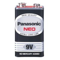 ส่งจากไทย #202 ถ่าน Panasonic 9V NEO ถ่านเหลี่ยม ถ่านก้อนเหลี่ยม ถ่านไฟฉาย สีดำ 1 ก้อน (พร้อมส่ง)