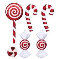 Christmas Tree Cane Large Christmas Lollipop Ornament Hanging Ornaments Set Fake Canes Crafts For Christmas Tree Wreath Socks Tights