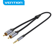 Vention 3.5mm Male to 2RCA Audio Cable For Phone PC Speaker Power