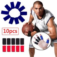 10pcs Stretchy Sports Finger Sleeves Arthritis Support Finger Guard Outdoor Basketball Volleyball Finger Protection Accessories