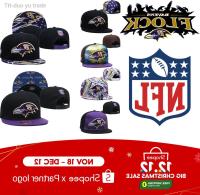 【หมวก】 NFL Baltimore Ravens X New Era Official Original Fashion Hat Adjustable Baseball Cap Hip Hop Hat Classic Unisex Man and Women 5 Styles - Colors