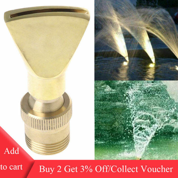 Adjustable Fan Nozzle Water Curtain Nozzle Fountain Equipment for