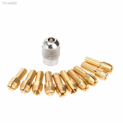 dophee 0.5mm-3.2mm Brass Dremel Collet Mini Drill Chucks 4.3mm Shank for Dremel Rotary Tool 1Pc 8 x0.75 Mill Shaft Screw Nut Cap