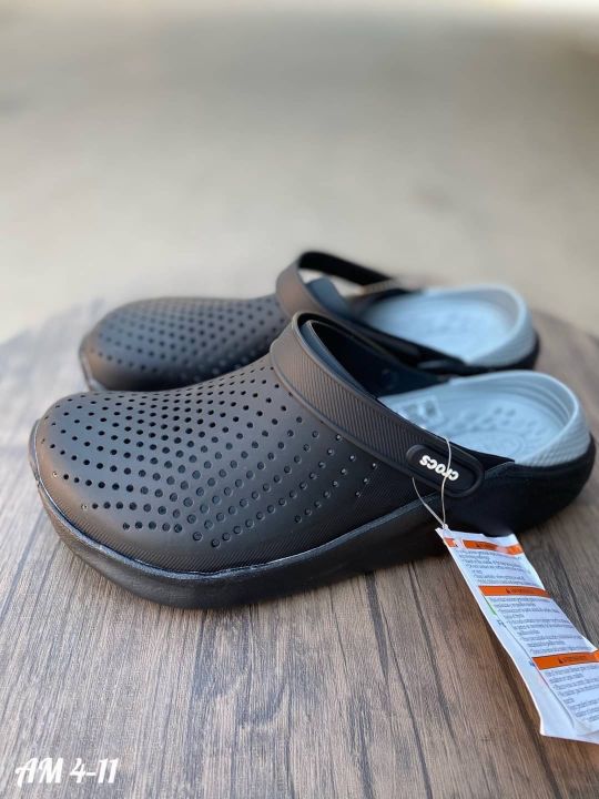 รองเท้าแตะcrocs-literide-ใส่สบาย-ทั้งชายและหญิง-วัสดุผลิตจากยางแท้-100-vv22