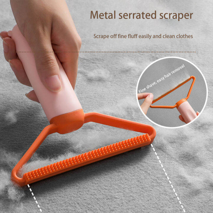 1pc Plastic Portable Fabric Shaver: Reusable Cloth Pet Hair Remover for  Carpet, Clothes, Furniture & Couch!