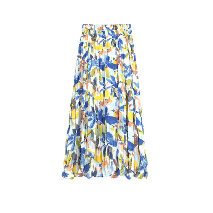 ladies-vintage-floral-print-summer-skirt-women-casual-elastic-waist-a-line-midi-pleated-skirt-women-female-skirt-mujer-faldas