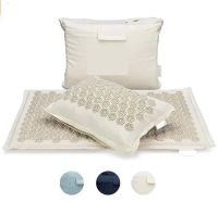 Acupoint relaxation natural flax coconut massage Yoga mat  lotus exercise pillow pad  acupuncture and moxibustion pad