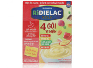 Bột ăn dặm Ridielac Gold 4 gói 3 vị mặn 200g