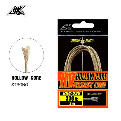 JK 170 330LB Braided Kevlar Fishing Line String Strong Hollow Core Assist Line For Boat Fishing Binding Jigging Hook Accessories