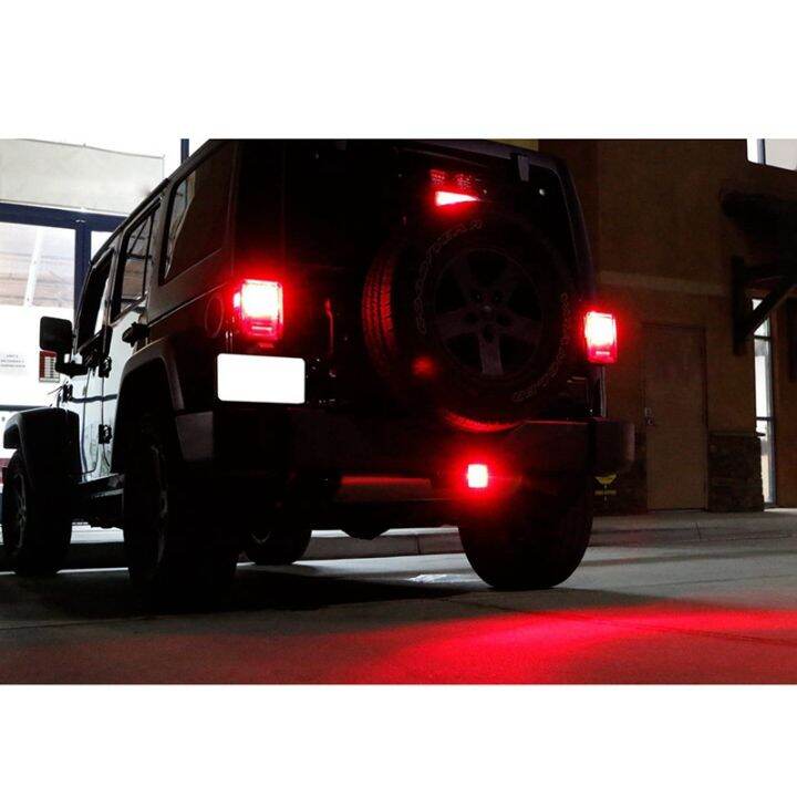 red-15-led-2-inch-trailer-truck-hitch-tow-haul-receiver-cover-brake-light-with-pin-12v