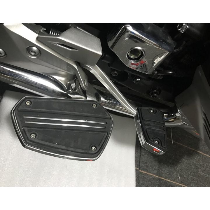 รางคู่-lantai-rem-ฝาครอบเหยียบรางคู่-lantai-untuk-honda-wing-gl-1800-f6b-gl1800-2018-2019-2020-2021-sepeda-motor