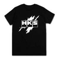 ขายดี!เสื้อยืดแขนสั้นลําลอง ผ้าฝ้าย พิมพ์ลายตัวอักษร HKS แฟชั่นฤดูร้อน สําหรับผู้ชายS-5XL  KMTB