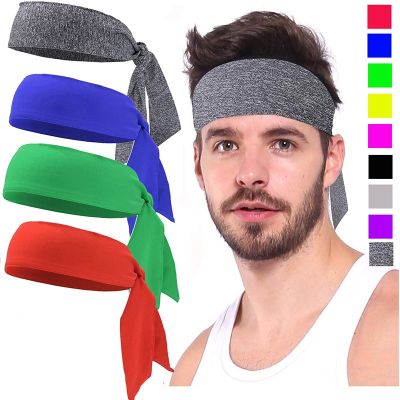 【CW】 Cotton Hair Tie Men Band Back Headband Moisture Accessories Sweatband