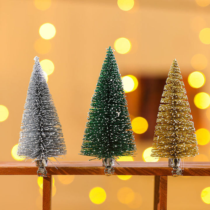 ต้นไม้คริสต์มาสขนาดเล็ก-abl-พร้อมคลิปตกแต่งคริสต์มาสของประดับงานปาร์ตี้วันหยุด