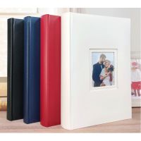 Photo Album 4x6 Hold 300 Pockets Leather Cover for Family Wedding Childrens Anniversary Picture