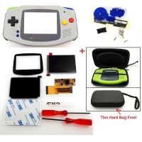 V2 IPS Screen LCD Kits for GBA Backlight LCD Screen 10 Levels Brightness LCD V2 Screen For GBA Console And pre-cut Shell