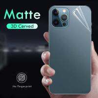 สำหรับ IPhone 14 Pro Max 13 12 11 Pro Max 13มินิ XS X XR 6 6วินาที7 8บวก SE 2020 SE3 2022เต็มปกไฮโดรเจลเคลือบกลับฟิล์มป้องกันลายนิ้วมือป้องกันหน้าจอ